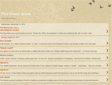 Tablet Screenshot of playgame-arena.blogspot.com