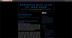 Desktop Screenshot of kerajinanbatualam.blogspot.com