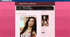 Desktop Screenshot of marianriveraasmarimar.blogspot.com