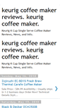 Mobile Screenshot of keurigcoffeemaker-reviews.blogspot.com