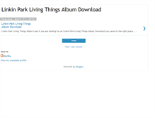 Tablet Screenshot of linkinparklivingthingsdownload.blogspot.com