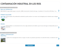Tablet Screenshot of contaminacion-rios.blogspot.com