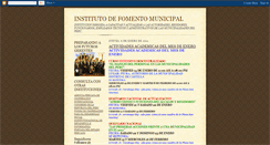 Desktop Screenshot of institutodefomentomunicipal.blogspot.com