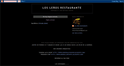 Desktop Screenshot of loslenos.blogspot.com