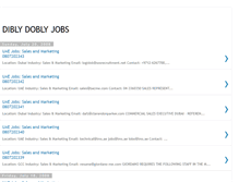 Tablet Screenshot of diblydoblyjobs.blogspot.com