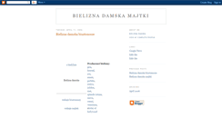 Desktop Screenshot of bielizna-damska-majtki.blogspot.com