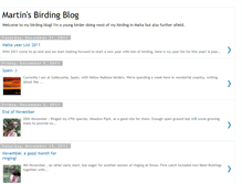 Tablet Screenshot of martinbirdingblog.blogspot.com