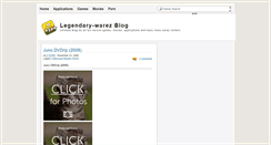 Desktop Screenshot of legendary-warezz.blogspot.com