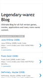 Mobile Screenshot of legendary-warezz.blogspot.com