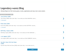 Tablet Screenshot of legendary-warezz.blogspot.com