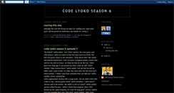 Desktop Screenshot of codelyoko6.blogspot.com