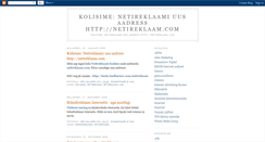 Desktop Screenshot of netireklaam.blogspot.com