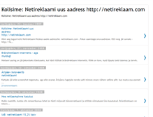Tablet Screenshot of netireklaam.blogspot.com
