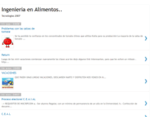 Tablet Screenshot of ingenierialimentos.blogspot.com