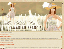 Tablet Screenshot of amariahfrancis.blogspot.com