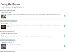 Tablet Screenshot of facingthedemon.blogspot.com