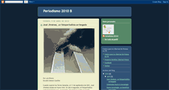 Desktop Screenshot of periodismo2010b.blogspot.com