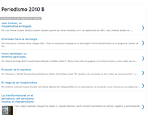 Tablet Screenshot of periodismo2010b.blogspot.com