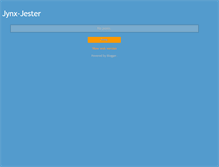 Tablet Screenshot of jynx-jester.blogspot.com
