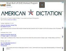 Tablet Screenshot of aboutdigitaldictation.blogspot.com