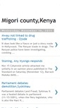 Mobile Screenshot of migoriconstituency.blogspot.com