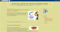 Desktop Screenshot of musli-power-xtra.blogspot.com