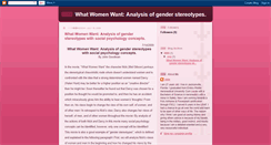 Desktop Screenshot of genderstereotypeswww.blogspot.com