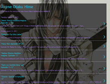 Tablet Screenshot of animeotakuhime.blogspot.com