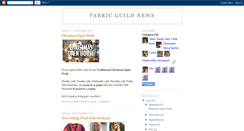 Desktop Screenshot of fabricguildnews.blogspot.com