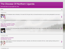 Tablet Screenshot of dioceseofnorthernuganda.blogspot.com