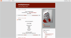Desktop Screenshot of emelie91.blogspot.com