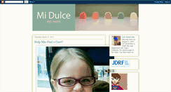 Desktop Screenshot of mi-dulce.blogspot.com