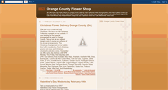 Desktop Screenshot of orangecountyflowershop.blogspot.com