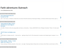Tablet Screenshot of faithadventuresoutreach.blogspot.com