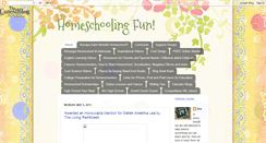 Desktop Screenshot of homeschoolinkfun.blogspot.com