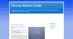 Desktop Screenshot of girona-airport.blogspot.com