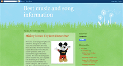 Desktop Screenshot of bestmusicandsonginfo.blogspot.com