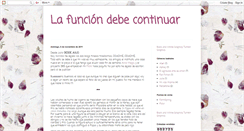 Desktop Screenshot of lafunciondebecontinuarahora.blogspot.com