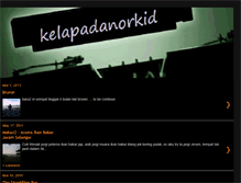 Tablet Screenshot of kelapadanorkid.blogspot.com