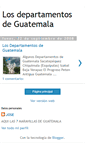 Mobile Screenshot of losdepartamentosdeguatemala.blogspot.com