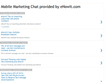 Tablet Screenshot of mobilemarketingchat.blogspot.com