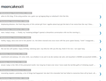 Tablet Screenshot of mooncakexxii.blogspot.com