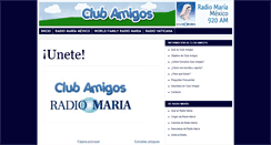 Desktop Screenshot of clubamigosderadiomaria.blogspot.com