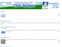 Tablet Screenshot of clubamigosderadiomaria.blogspot.com