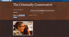 Desktop Screenshot of criminalconservative.blogspot.com