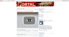 Desktop Screenshot of portaltocreativity.blogspot.com