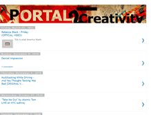 Tablet Screenshot of portaltocreativity.blogspot.com