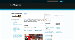 Desktop Screenshot of 247deportes.blogspot.com