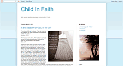 Desktop Screenshot of childinfaith.blogspot.com