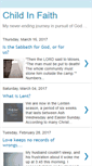 Mobile Screenshot of childinfaith.blogspot.com